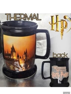 Vintage Wizarding world of Harry Potter Universal Orlando heat change 16oz mug